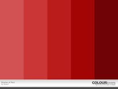 shades of red paint